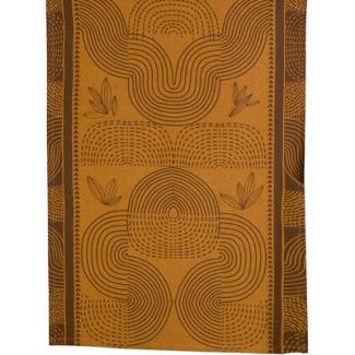 Etna recycled tea towel Ambre 50 X 70 Set of 4