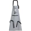 Dubout cat clock cooking apron Gris 72 X 85