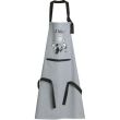 Dubout cat clock cooking apron Gris 72 X 85