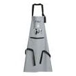 Dubout cat clock cooking apron Gris 72 X 85