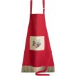 Apron Chats Coeur Rouge 72 X 85