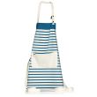Apron Nalou Ivoire/Bleu 72 X 75