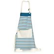 Apron Nalou Ivoire/Bleu 72 X 75