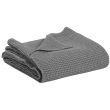 Bed Cover Stonewashed Maia Tourterelle 180 X 260