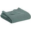 Bed Cover Stonewashed Maia Vert De Gris 260 X 260