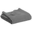 Bed Cover Stonewashed Maia Tourterelle 260 X 260