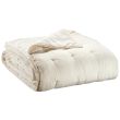Bed Cover Stonewashed Zeff Craie 180 X 260