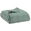 Bed Cover Stonewashed Zeff Vert De Gris 180 X 260