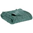 Bed Cover Stonewashed Tana Vert De Gris 180 X 260