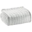Bed Cover Stonewashed Swami Blanc 240 X 260