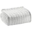 Bed Cover Stonewashed Swami Blanc 240 X 260