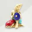Eclectic Buddha Figurine Red