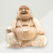 Eclectic Buddha Figurine Beige Buddha Wood 35x39