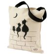 Dubout 3 cat bag ecru 40 X 35