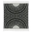 Taina recycled blanket Carbone 127 X 160