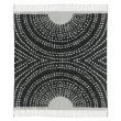 Taina recycled blanket Carbone 127 X 160