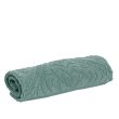 Bath Mat Stonewashed Enzo Vert De Gris 54 X 110