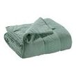 Bed Runner Stonewashed Zeff Vert De Gris 90 X 240