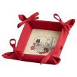 Bread Basket Chats Coeur Rouge 20 X 20 X 7 Set of 4