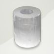 Modern Selenite Candle Holder White Selenite 8x10