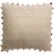 Gastounet plain cushion Sienne 45 X 45