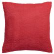 Cushion Stonewashed Maia Groseille 45 X 45 Set of 2