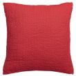 Cushion Stonewashed Maia Groseille 45 X 45 Set of 2