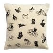Dubout Les Chatons cushion ecru 45 X 45 Set of 2