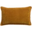 Fara plain cushion Safran 40 X 65