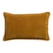 Fara plain cushion Safran 40 X 65