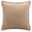 Fara plain cushion Latte 45 X 45