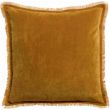 Fara plain cushion Safran 45 X 45