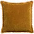 Fara plain cushion Safran 45 X 45