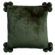 Cushion Tender Pompoms Fougere 45 X 45