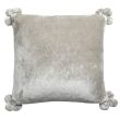 Cushion Tender Pompoms Perle 45 X 45