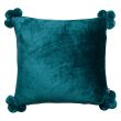 Cushion Tender Pompoms Paon 45 X 45
