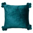 Cushion Tender Pompoms Paon 45 X 45