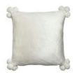 Cushion Tender Pompoms Neige 45 X 45