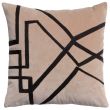 Cushion Fara W/Emb Sesame 45 X 45