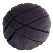 Cushion Fara W/Emb Raisin Diameter 50 Set of 2