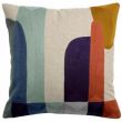 Cushion Janis W/Emb Naturel 45 X 45