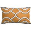 Cushion Johan W/Emb Ocre 30 X 50