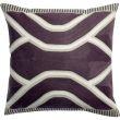 Cushion Johan W/Emb Raisin 45 X 45