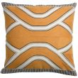 Cushion Johan W/Emb Ocre 45 X 45