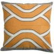 Cushion Johan W/Emb Ocre 45 X 45