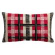 Eden embroidered cushion Groseille 30 X 50