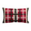 Eden embroidered cushion Groseille 30 X 50