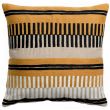 Eden embroidered cushion Ocre 45 X 45