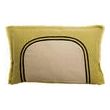 Laly bicolour cushion Gold 40 X 65