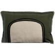 Cushion Laly bicolore Olive 40 X 65